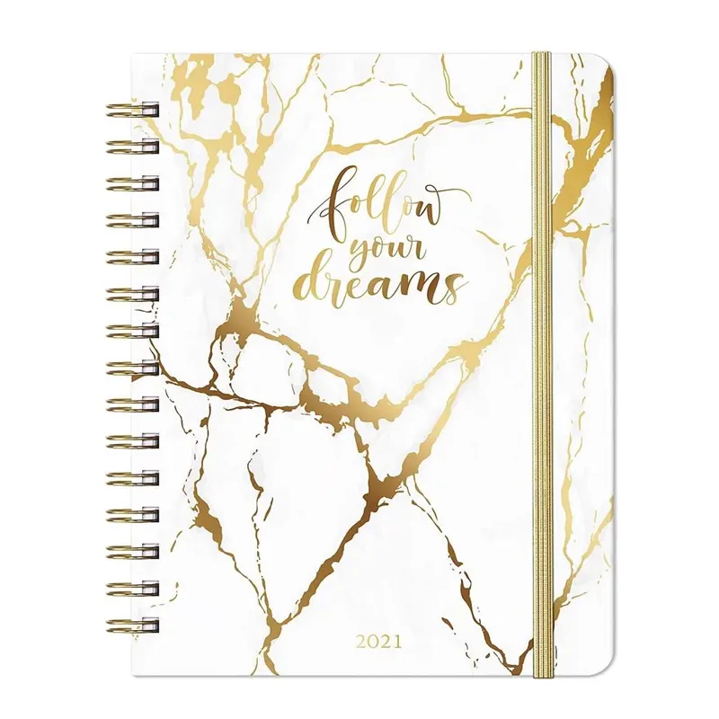 Top Quality Customized Design Luxury A4 Spiral Organiser Notebook and Diary