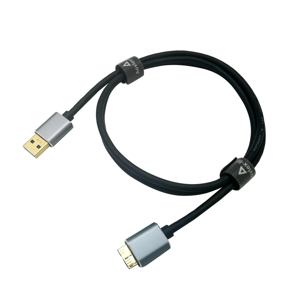 OEM металлический корпус Usb 3,0 к Micro B кабель для быстрой зарядки и передачи данных для жесткого диска Hdd для Galaxy