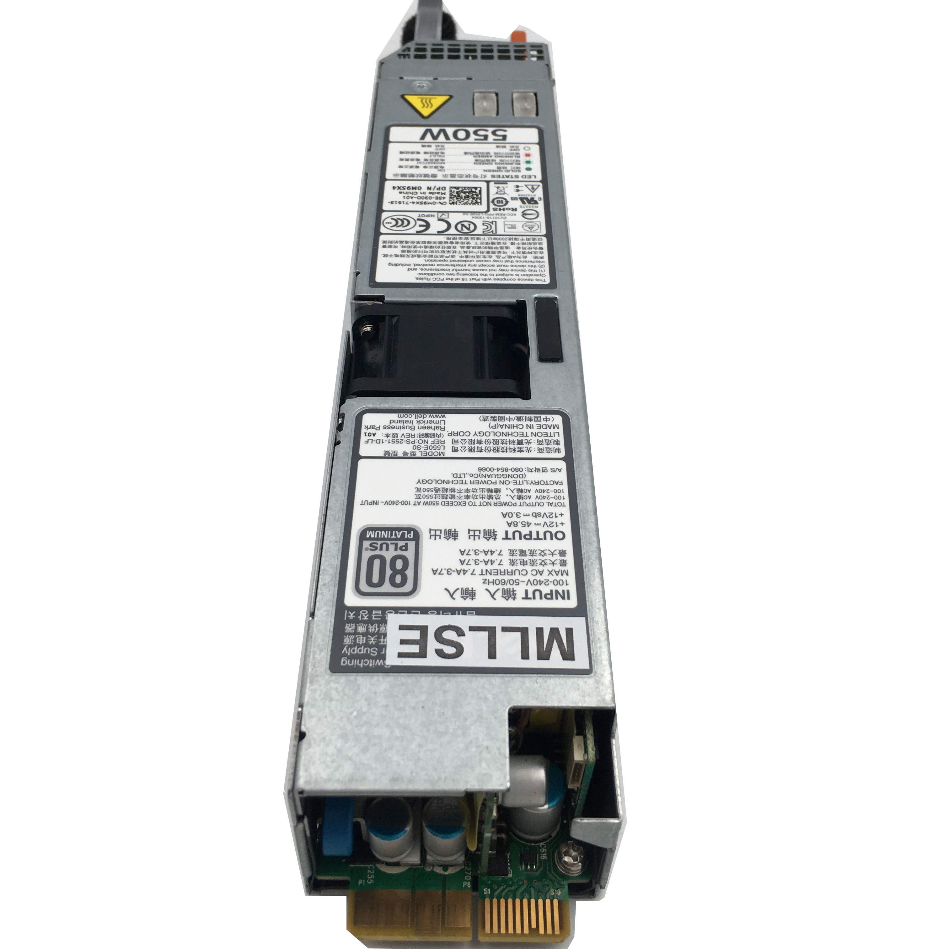 Оригинальный Для DELL PE R320 R420 серверный блок питания 550W L550E-S0 M95X4 0RYMG6 полностью протестирована