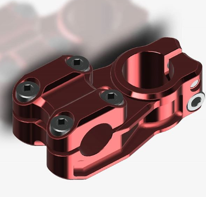 OEM CNC обработка сделанный на заказ алюминиевый стержень ручки велосипеда, 7075 шток горного велосипеда