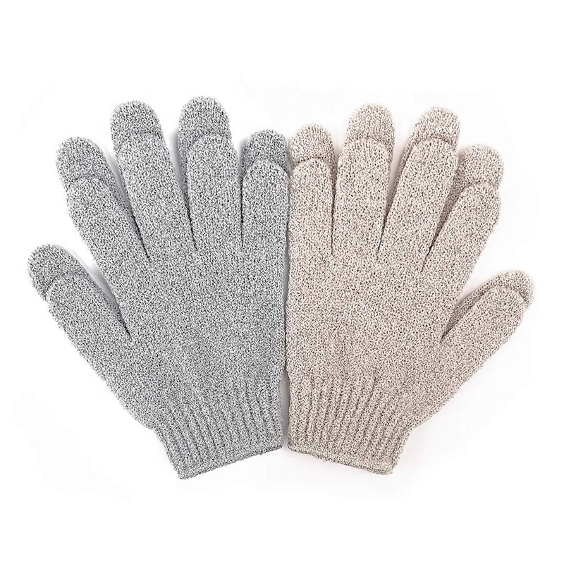 Nylon Mesh Spa Massage Mitt Bathing Shower Body Cleaning Scrubs Exfoliating Scrubber Gloves for Skin Cells Blood Circulation