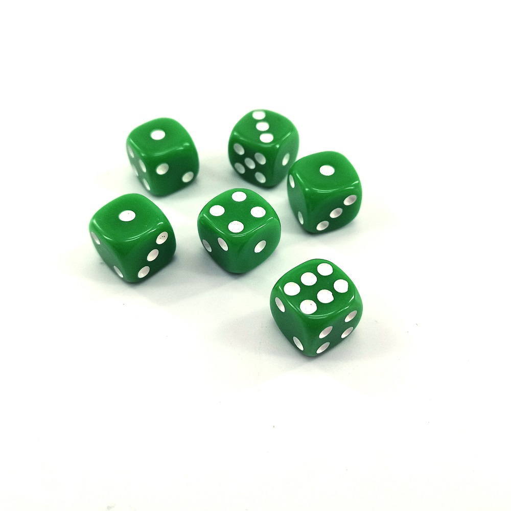 Стандартные Пластиковые Игральные игральные кубики D6 на заказ, 12 мм, 6 размеров