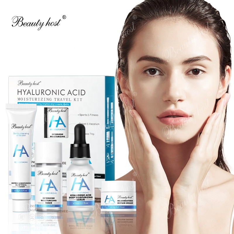 Private Label Mens Skin Care Products OEM Hyaluronic Vegan Organic Repair Moisturizing Acne Anti Aging Skin Care Kit for Men