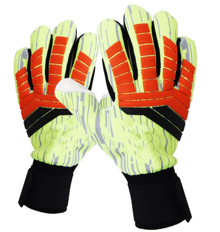 Weekly Rubber Nylon Breathable Comfortable Custom Professional Football Goalkeeper Gloves