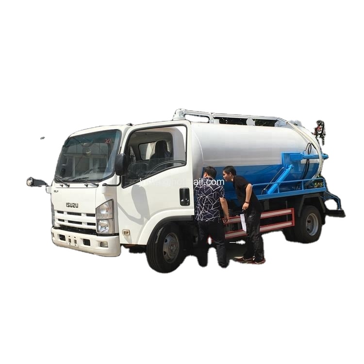 I-SUZU high quality 6cbm sewage suction cleaning truck