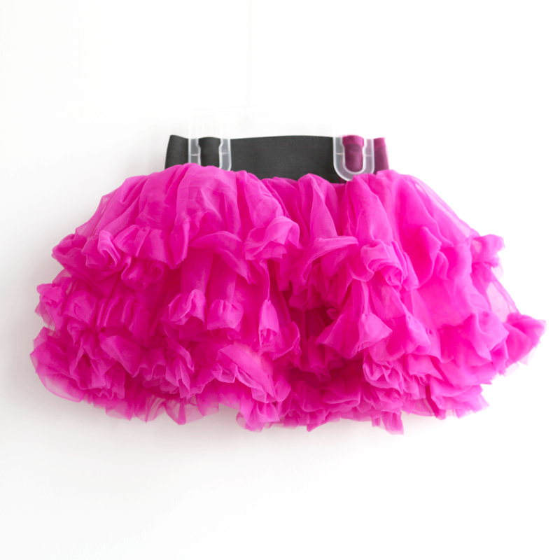 New designers kids clothes soft tulle kid girl mini skirt