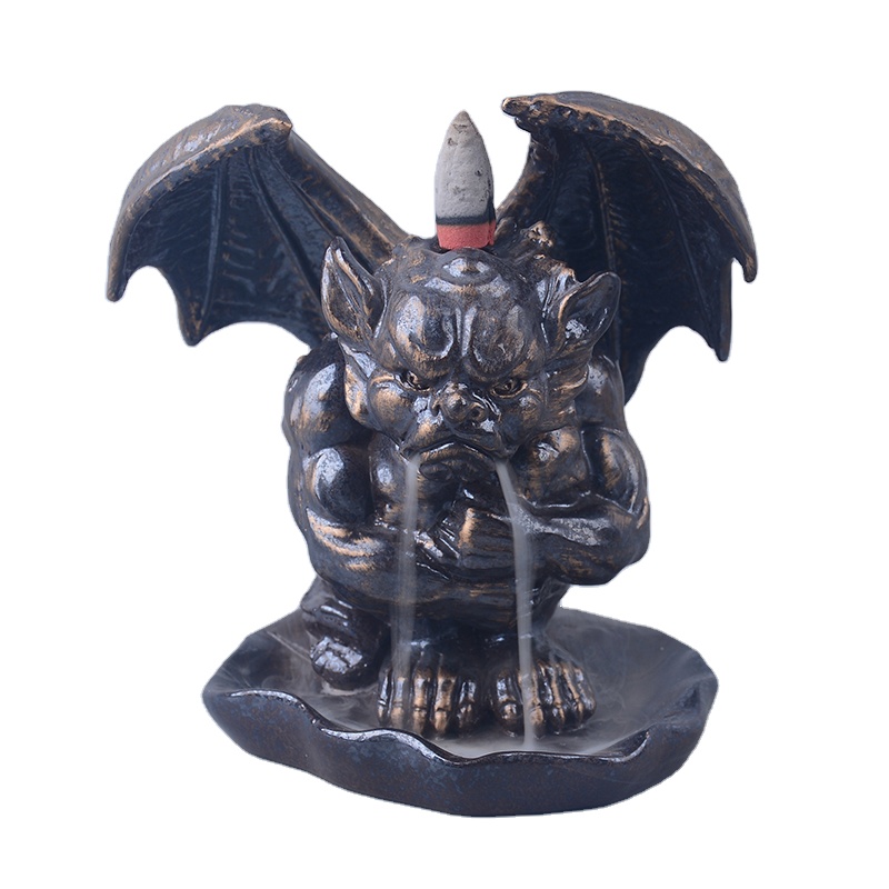 Gift Decoration Waterfall Ceramic Incense Holder Home Decor Aromatherapy Ornament Backflow Incense Burner