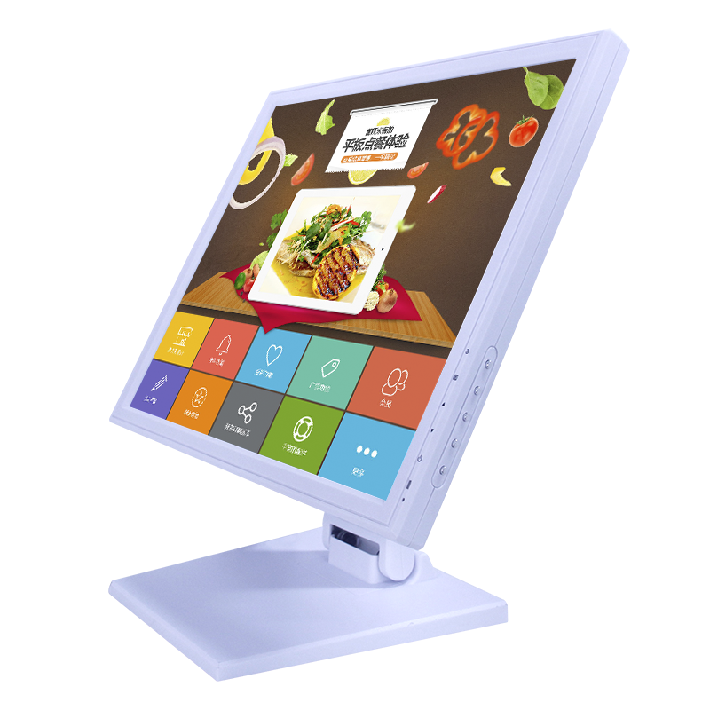 Черный белый цвет 15 17 inch pos-системы емкостный резистивный настольный сенсорный экран монитор 15 дюймов