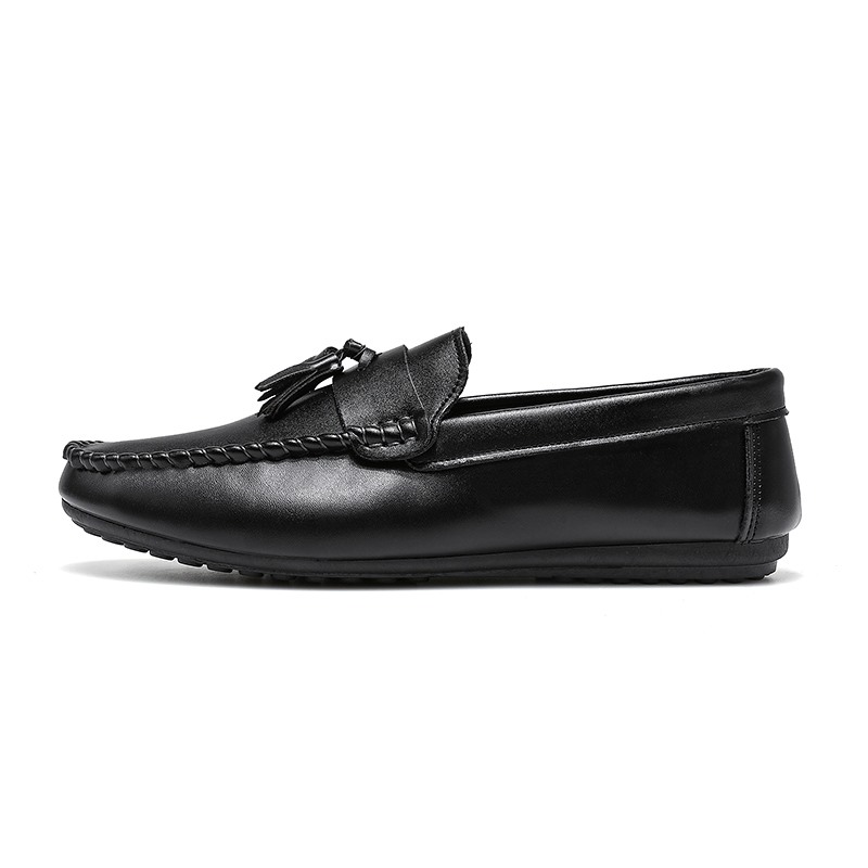 2021 new leather shoes can be worn in all seasons, fashion, one-step fashion, business and leisure all-match shoes