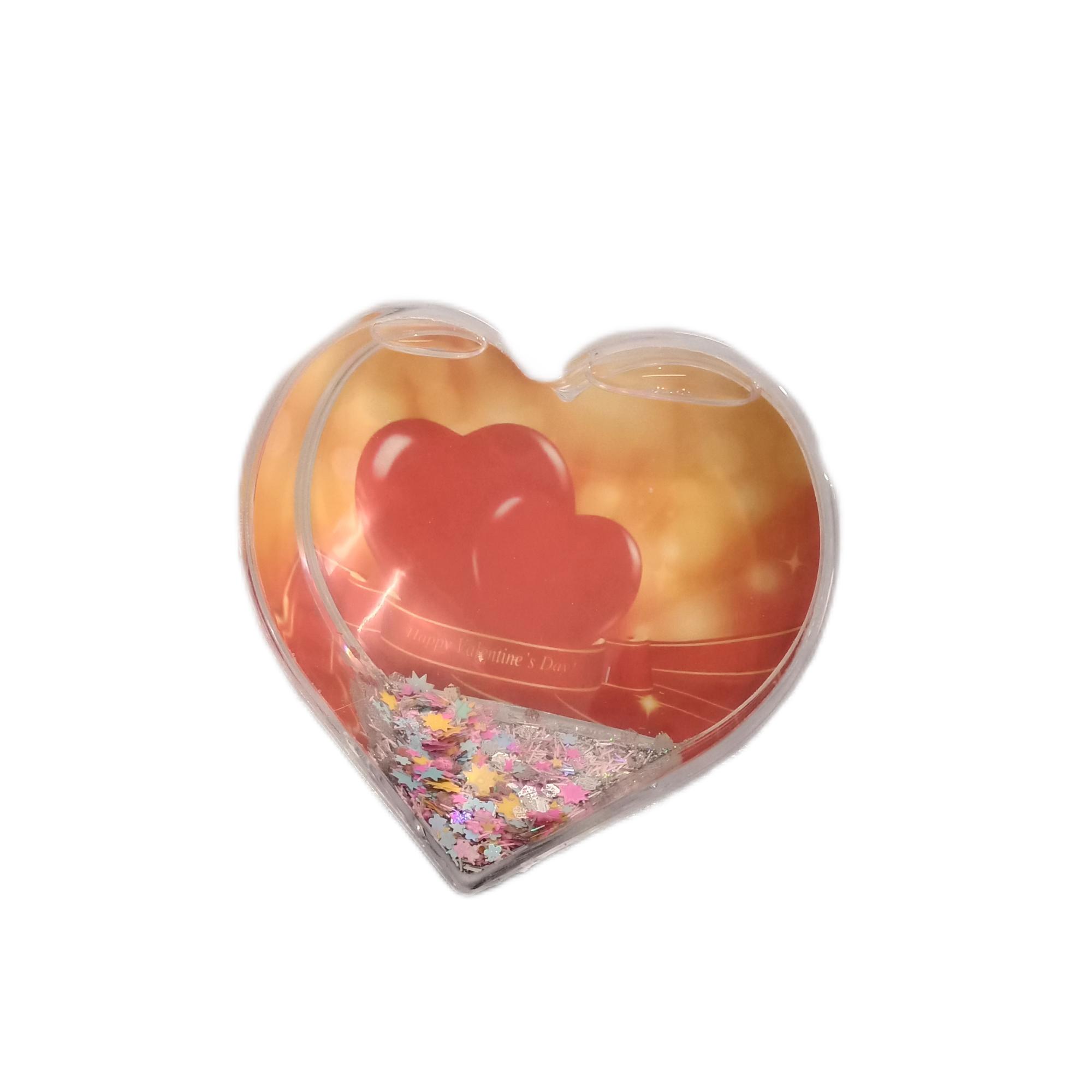 Crystal heart shape photo frame with engraved for wedding gift mother's day and father's day home decor