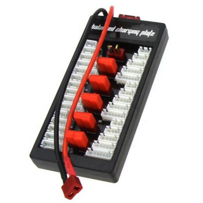 High Quality 2S-6S Lipo Battery Parallel Charging Board Charger Plate T Plug