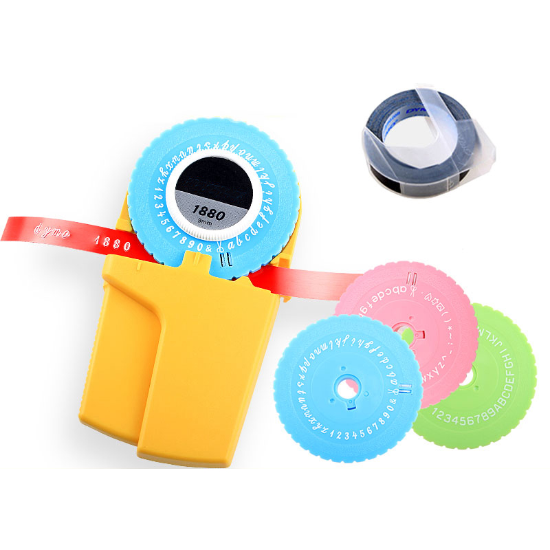 Новый 3D DIY ручной производитель этикеток 9 мм для Dm 1880 тиснение пластиковых пвх этикеток руководство принтер этикеток
