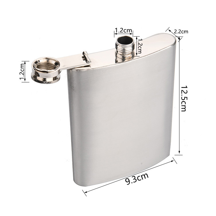 Wholesale1 2 3 4 5 6 7 8 9 10 18 64oz Alcohol Bottle Whisky Wine Pot square insulated stainless steel hip flask