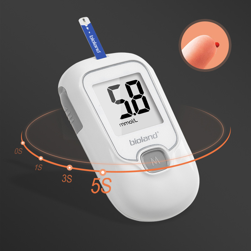 CE Marked Stripless Blood Glucose Tester Meter Price Test Monitors