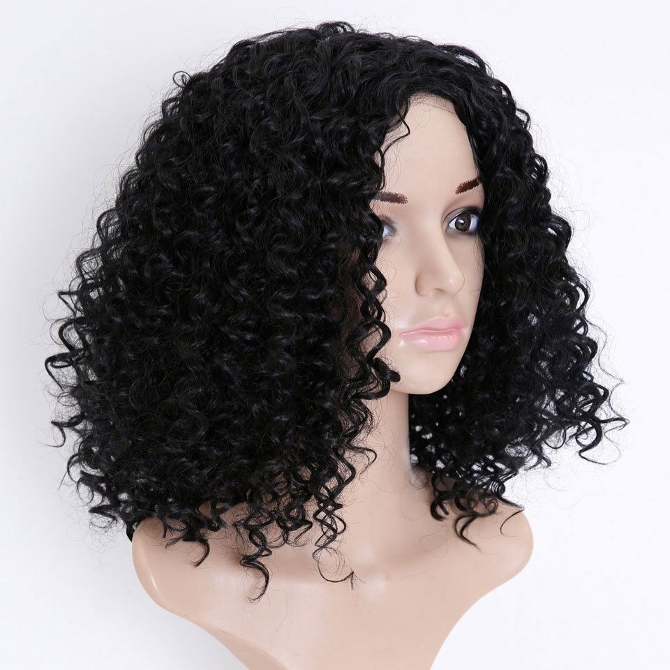 JH Synthetic Wigs Afro-hair Fashion Wigs For Ladies With Long Curly Hair