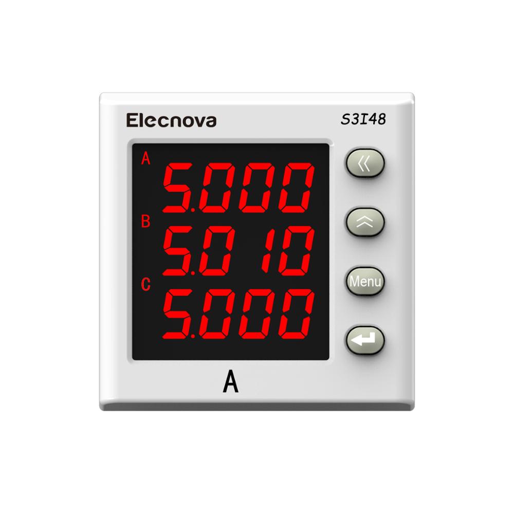 S3I48 панель 48*48 панель 3 фазы ЖК-дисплеем микро Ампер час метр
