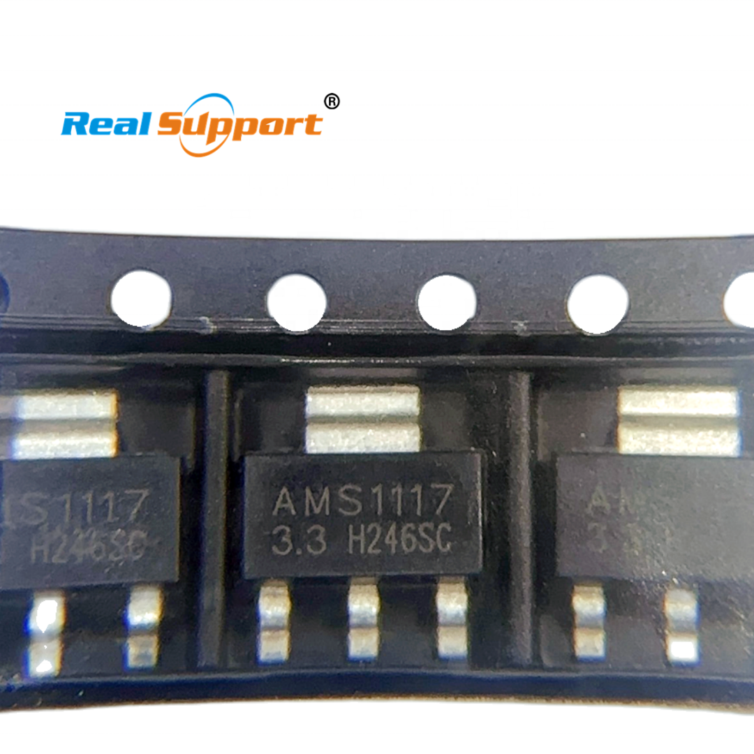 Оригинальный AMS1117-3.3 AMS1117-3.3V 1A LDO Регулируемый источник питания чип регулятор напряжения IC SOT-223
