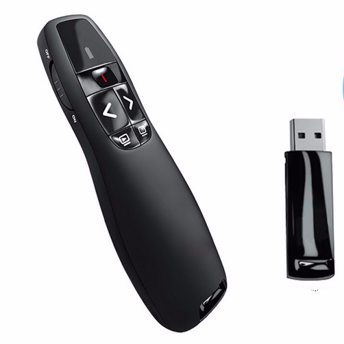 2,4 Ghz USB беспроводной Презентер красная лазерная указка PPT пульт дистанционного управления с ручной указкой для презентаций PowerPoint