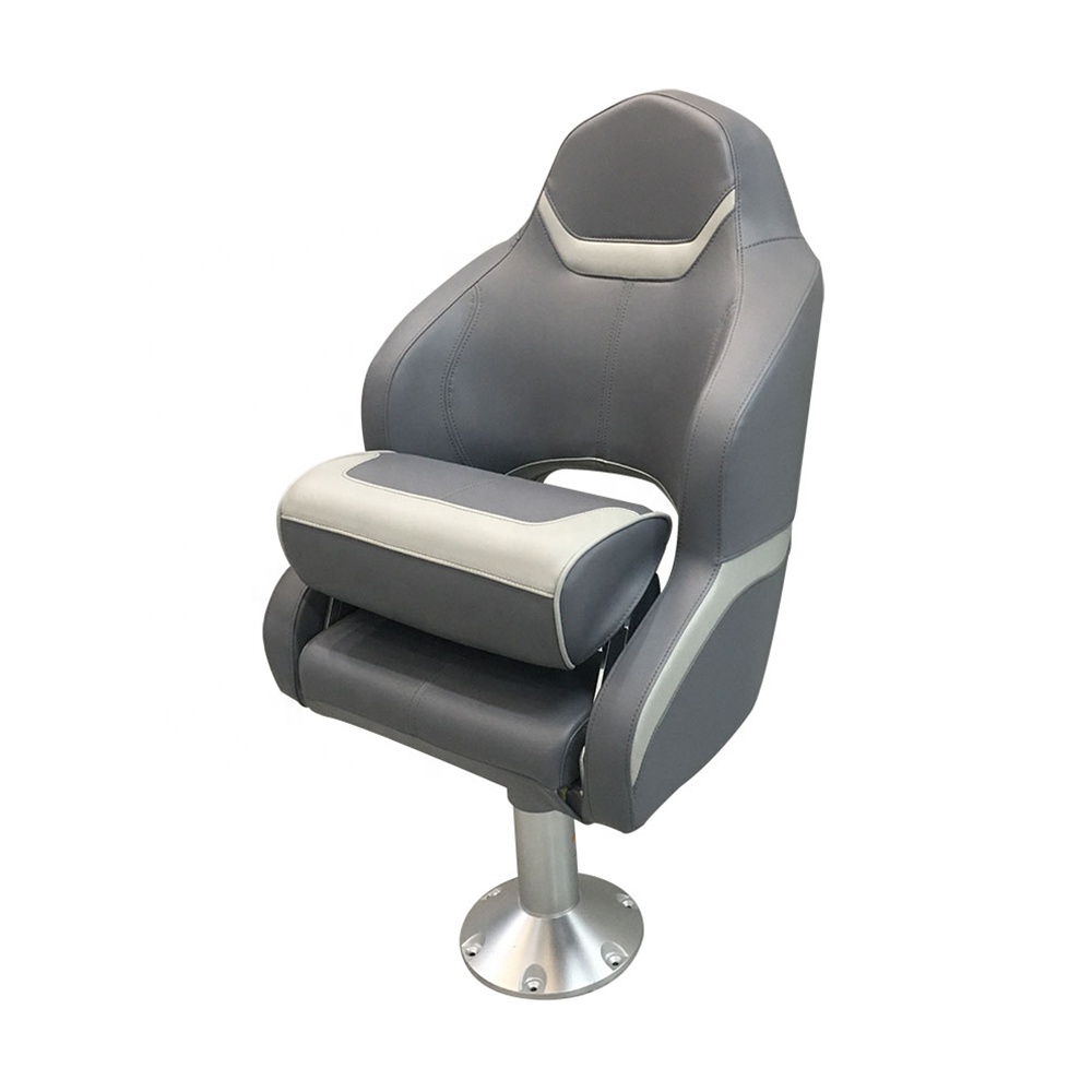 Waterproof Pontoon Boat Seat Marine Boat Upholstered Seats Flip Up Upholstered Seat
