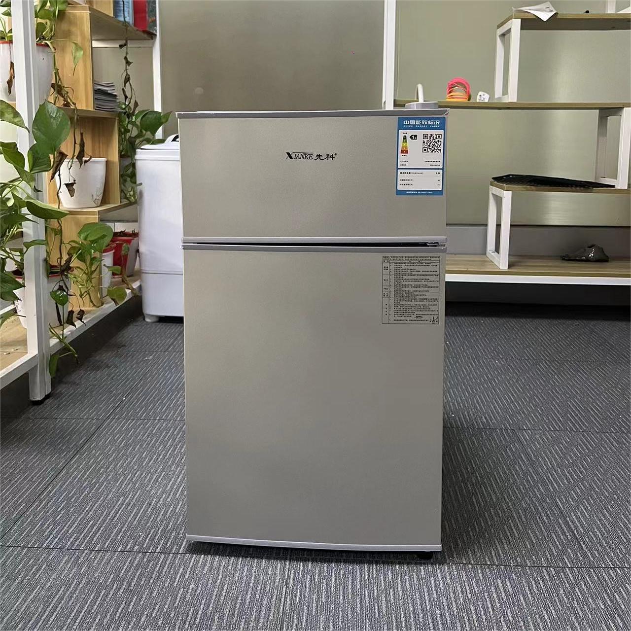 58L fridges for home Hot Selling Large Capacity Double Door Room Fridge Refrigerator And Freezer large capacity refrigeration
