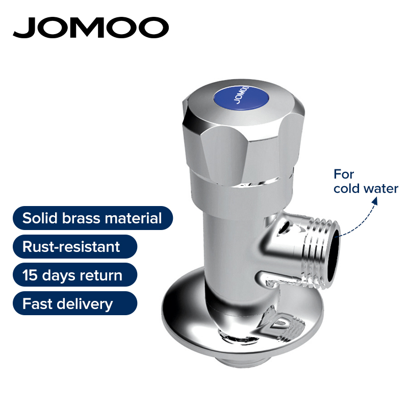 Смеситель JOMOO для раковины, только для холодной воды, для туалета, отеля, кухни, ванной комнаты, двухсторонний угловой вентиль, быстрая установка на раковину от производителя