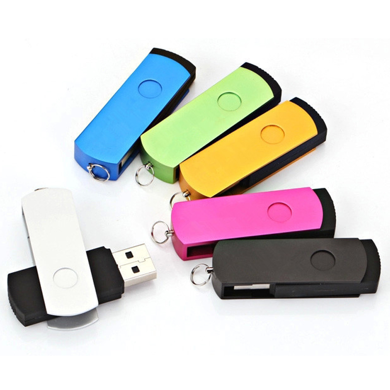 Promotion Gifts USB Stick Wholesale Prices PU258 256MB 512MB 1G 2G 4G 8G 16G 32G 64G Swivel Pen drive OEM Custom USB Flash Drive