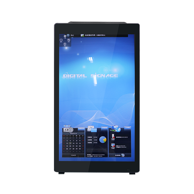 Батарея для вождения 43 дюймов Digital Signage с колесами легкого перемещения ЖК-дисплеи