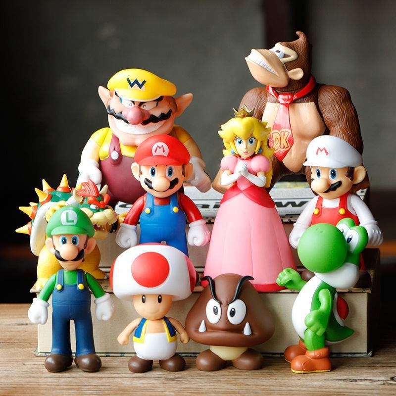 HWA 100304 Wholesale Марио игры ПВХ фигурка 12 см Game Mario Bros Pvc Figure