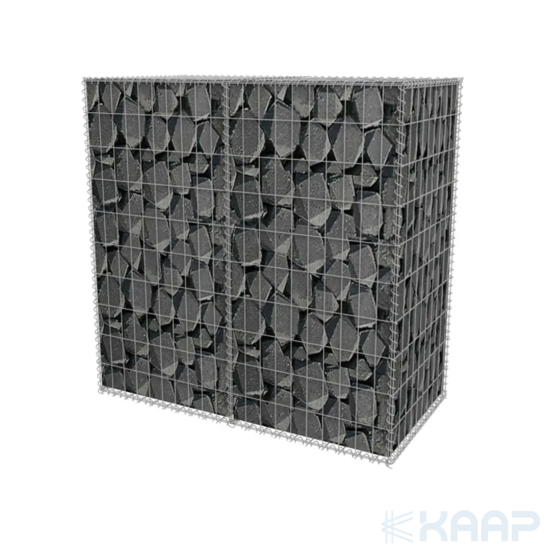 High quality Hiot dip galvanized welded metal gabion cage, easily assembled welded gabion wall