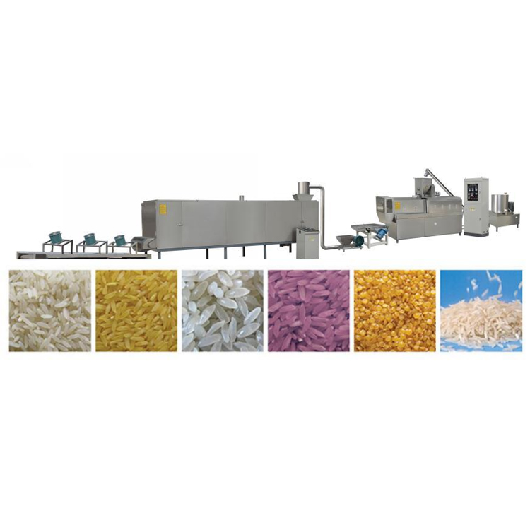 Automatic Nutritional Fortified Rice Kernel Production Line Artificial Rice Extruder Making Machine