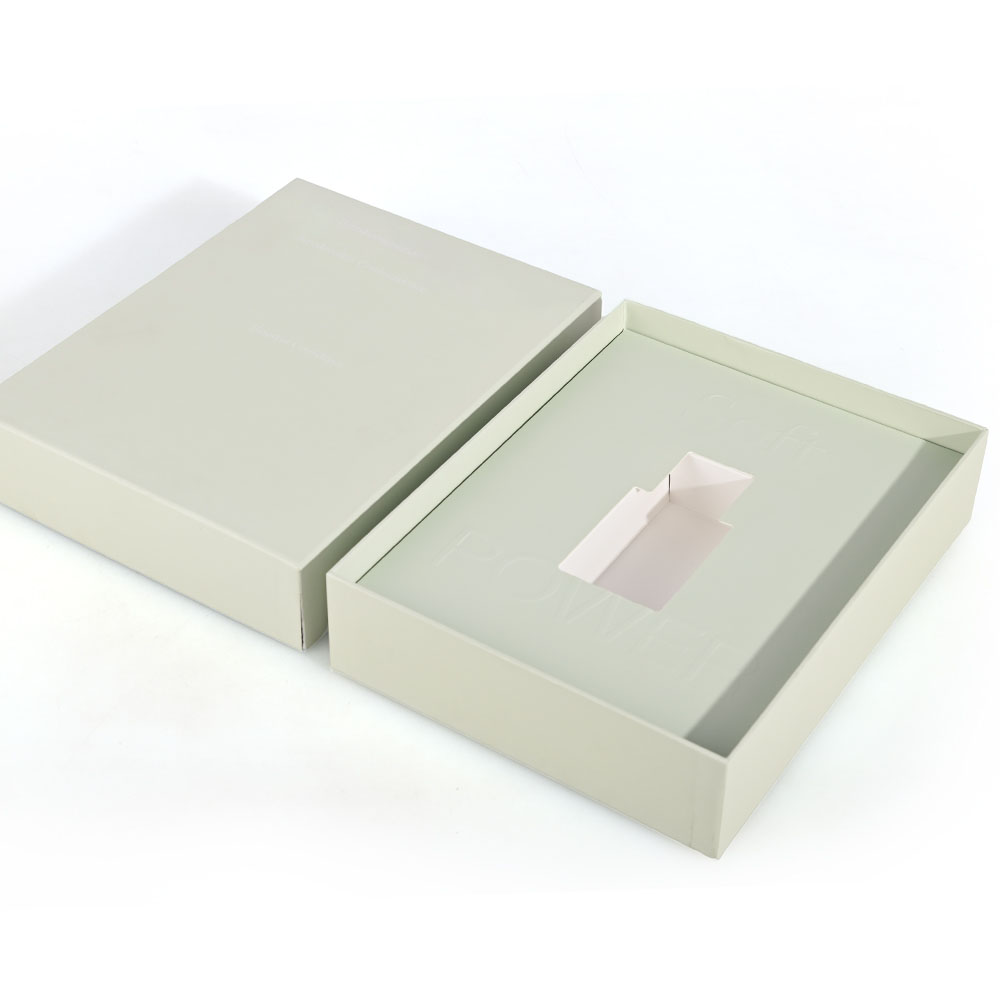Reusable Custom Insert Design Two Piece Cardboard Gift Box With Lid Custom Empty Luxury Perfume Box For Skincare Serum