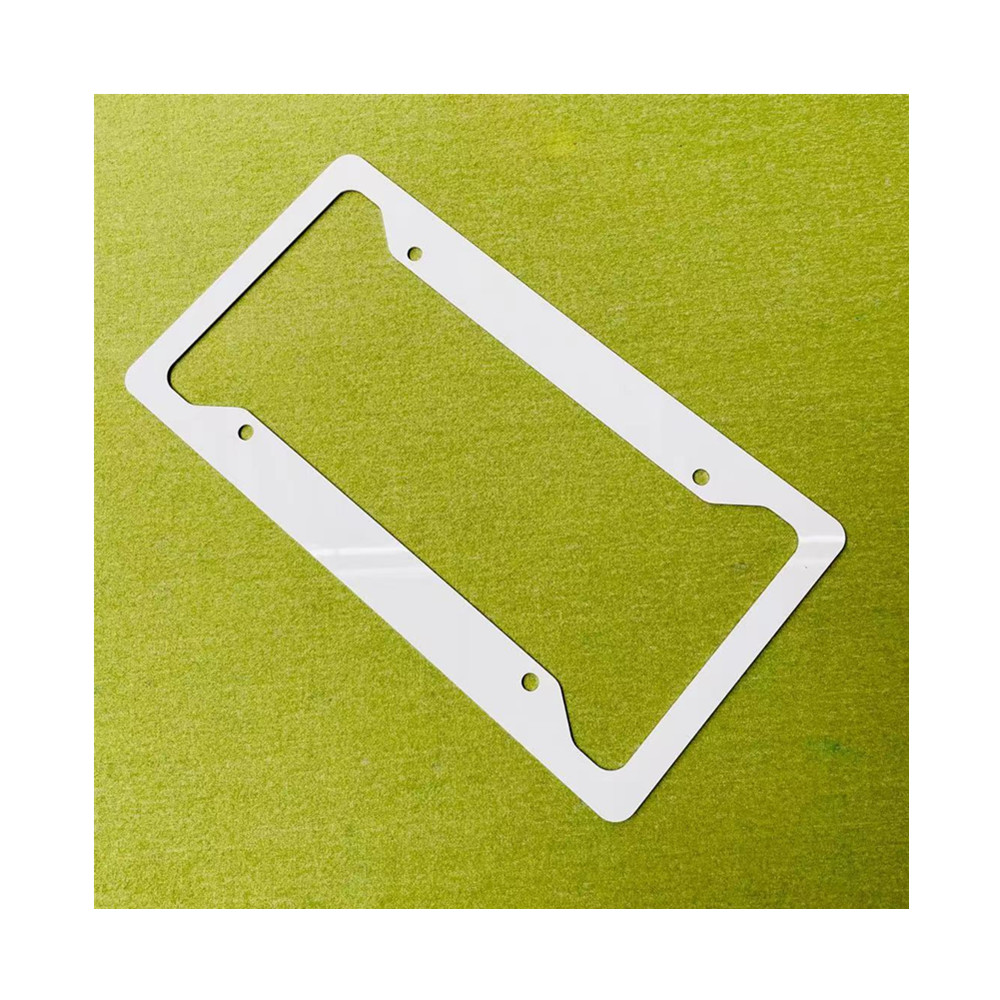 2022 Manufacturer Dye Sublimation Aluminum Auto Car License Plate Frame Tags Sublimation Aluminum License Plates Frame Car Tags