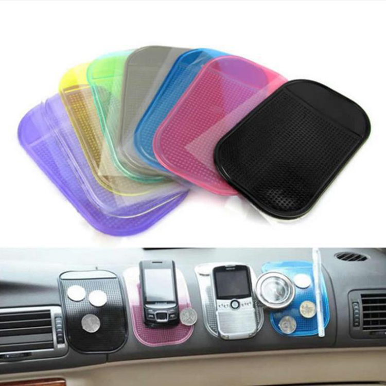Multiple colour car Interior accessories mobile phone GPS car sticky anti-slip mat