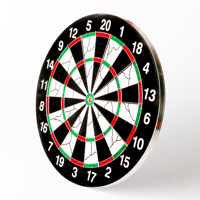 Wholesale 18-inch Tournament Bristle Dartboard, Double-Sided Flocking Customized Dart Board