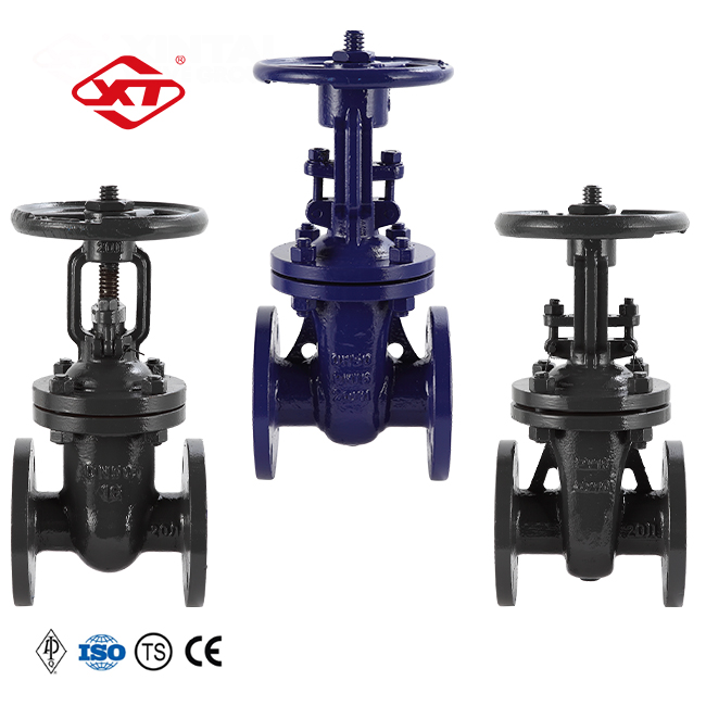 DIN Gate valve Z41H-16C DN50 Wide range of applications Structure length can be customized