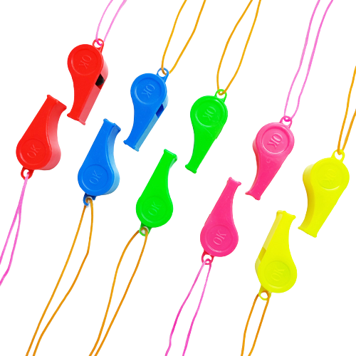 20-22 Cheap Price And Low MOQ Colorful Plastic Whistle World Cup Football Match Game Whistile Cheering Props