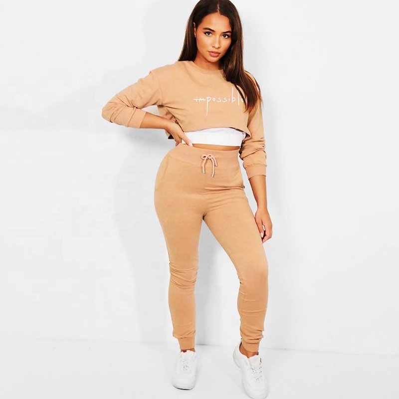 Manufacture Factory Custom Logo Size Color Warming Up Jogging Pants Trousers Womens Joggers