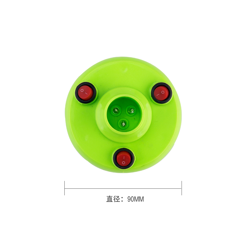 Three-color light source teaching aid with adjustable brightness for optical experiment instrument