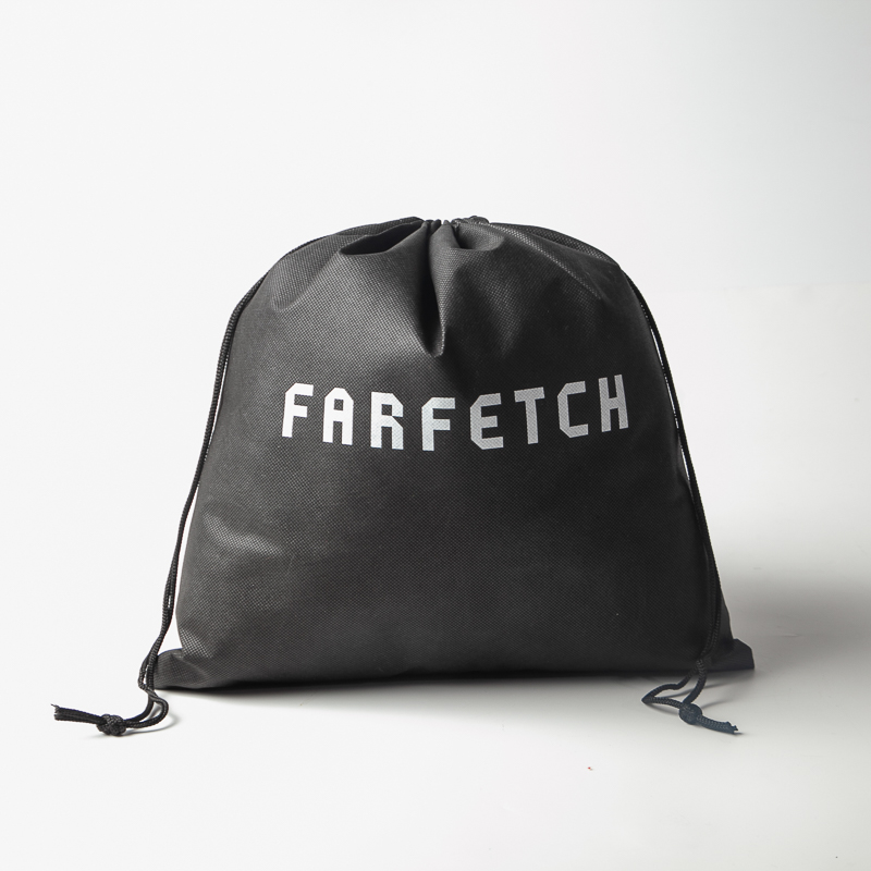 Promotional Custom Shopping non-woven bag black non-woven drawstring bag non-woven bag