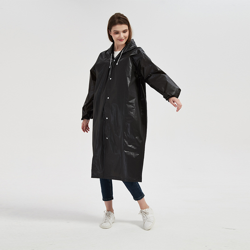 Supply Colourful Options Eva Raincoat Long Unisex Adult Single Raincoat Waterproof Convenient Poncho Rainwear Outdoors