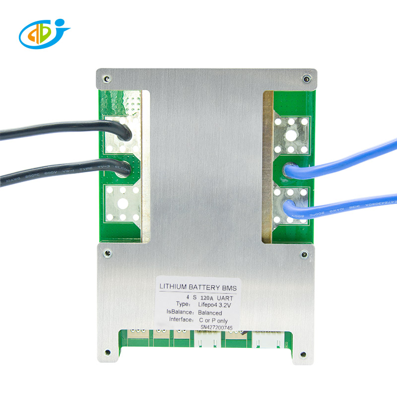 Jiabaida smart bms 4S 12V 120A bms для защиты аккумулятора lifepo4, печатная плата с функцией балансировки smart bms
