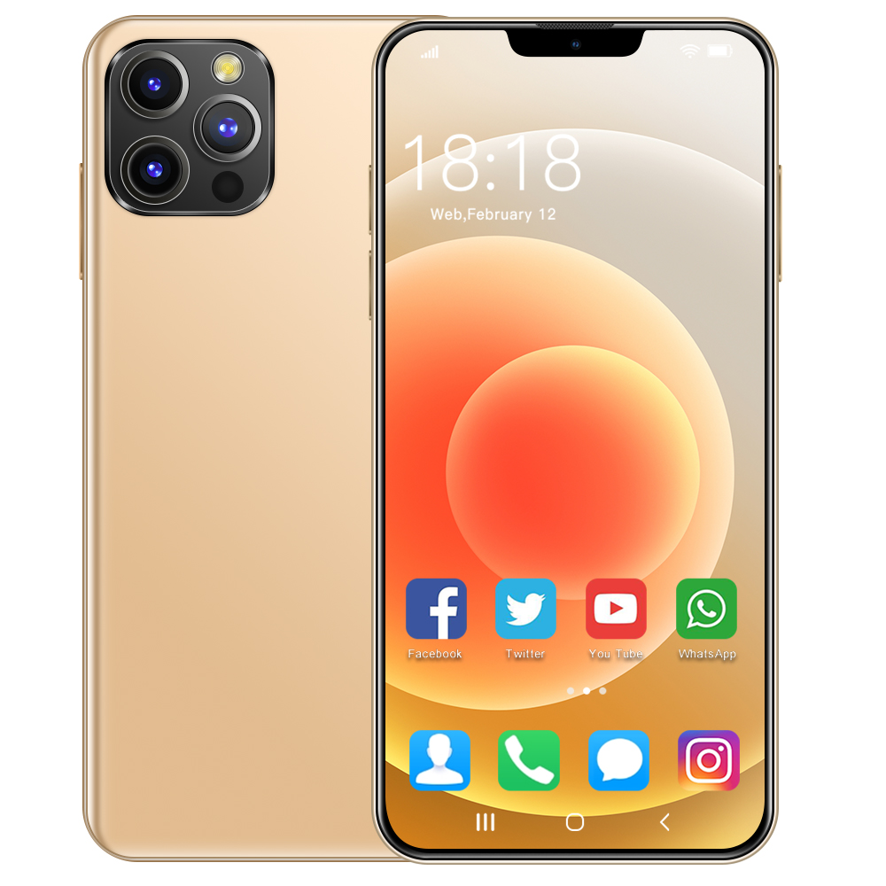 Global version i12pro max unlocked phone online shopping unlocked Hot sales Free Shipping Mobile Phone