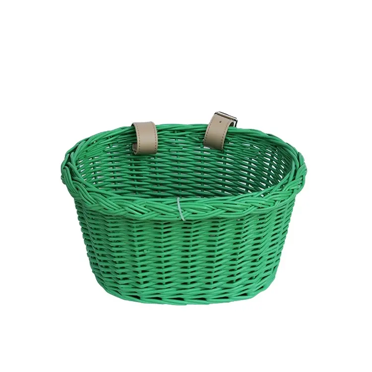 Cheap Small Bicycle Basket Rattan Children Bicycle Basket For Kid Bicycle