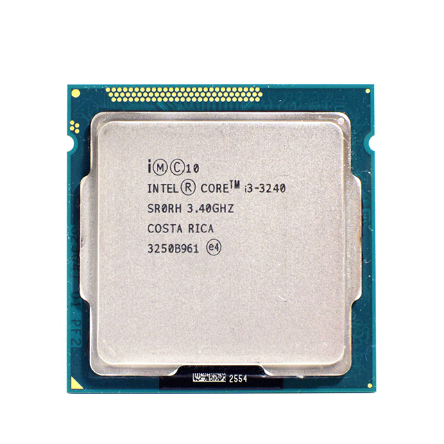 Для Intel i3 3240 двухъядерный 3,4 ГГц LGA 1155 3 Мб кэш-память процессор Количество ядер процессора 3rd Gen 2100 2120 3220 3240 3330 3450 3470 3550 3570 Процессор i3
