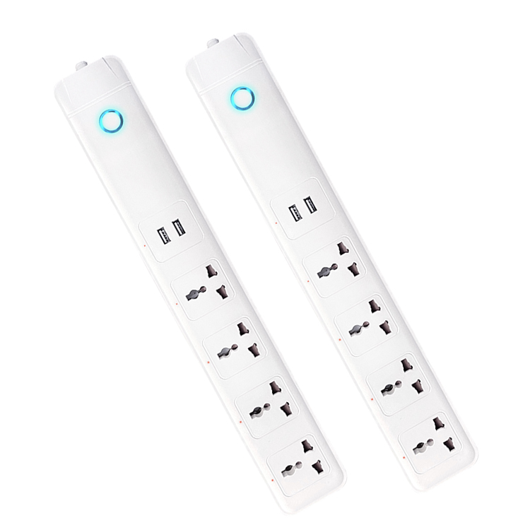 Новый продукт много 4 розетки и 2 USB Tuya Wifi умная розетка универсальные смарт-переключатели удлинительные розетки силовая полоса