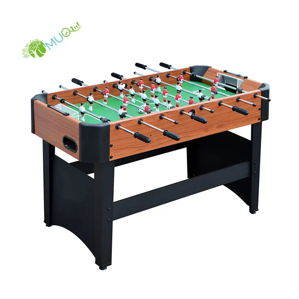 YumuQ 48" MDF Foosball Soccer Table Top Game, Standard Adults Hand Football Table Game for Family Indoor Games