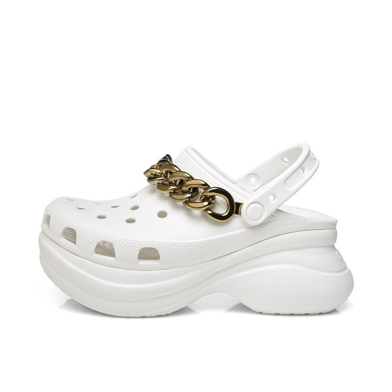 Classic design beaded shoes clogs anti skid wear-resisting garden colorful platform clog shoe cheap lightweight plain clog charm