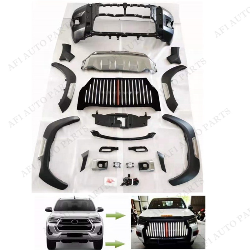 Hot Sale Front Body Parts Upgrade Body Kit For Revo 2020 Convert To Rocco 2020