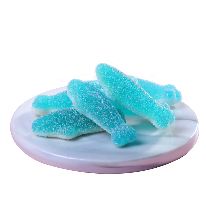 Tutti frutti Ароматизированная Синяя Акула gummy candy