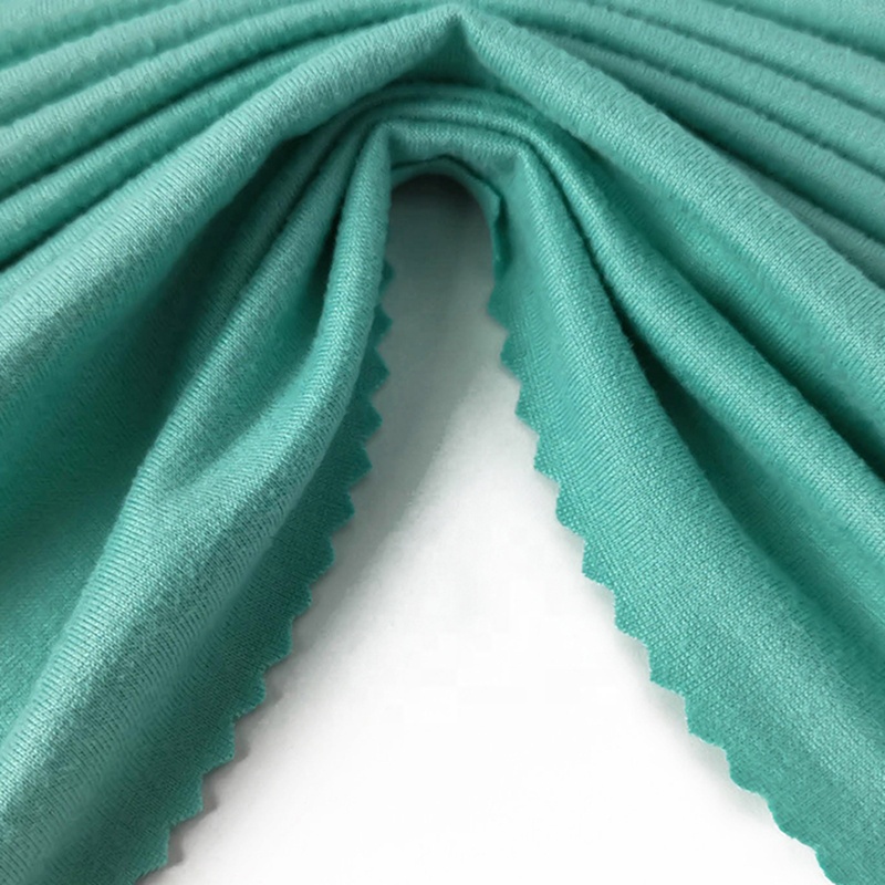 EIFFEL TEXTILE milk silk DTY 2 side brush pd spandex plain dyed fabric for dress tela dbp knit polyester skirt